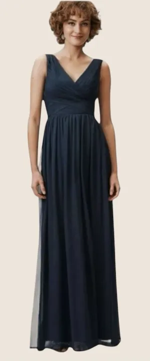 BHLDN Navy Kia Dress Size Medium thumbnail 1