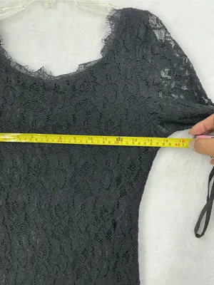 Babaton Black Lace Sleeve Sheath Dress 1164 thumbnail 6