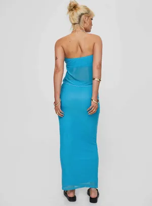 Princess Polly Saracho Set Blue thumbnail 5