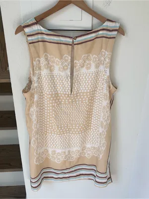 Free People On The Dot Mini Dress in Latte Combo NWT thumbnail 5