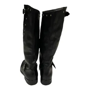 Golden Goose Kate Tall Studded Leather Moto Boots - Black - 38 thumbnail 10