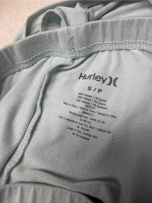 Hurley Light Blue Striped Logo Tank & Short Set thumbnail 7