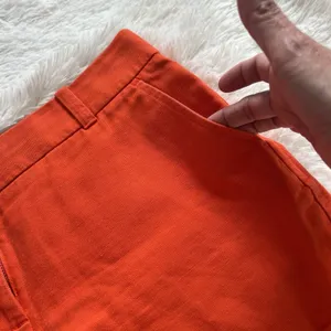 J. Crew Chino Shorts Womens Size 4 Orange 100% Cotton Preppy Summer Flat Front thumbnail 2