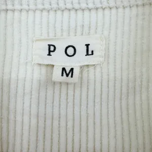 POL Cream Corduroy Button-Front Jacket thumbnail 4