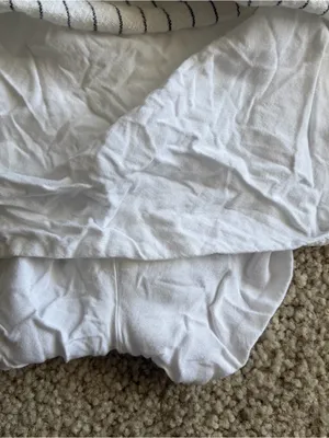 Abercrombie And Fitch White Black Stripped Linen Blend Mini Skort Skirt Large 32 thumbnail 6