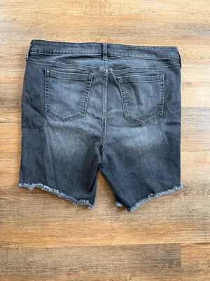 torrid Denim Shorts with Subtle Distress Size 18 thumbnail 2