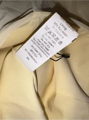 NEW HOUSE OF CB Raphaella Sleeveless Stretch Crepe Yellow butter Gown sz XS thumbnail 7
