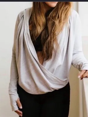 Zyia Haze Yoga Shawl Crossover- XS thumbnail 2