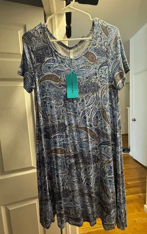 Dress Popyoung Blue Size M thumbnail 1