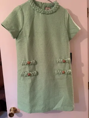 Tuckernuck Summer Green Tweed Jackie Dress NWT thumbnail 1