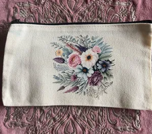 & Other Stories Makeup & Accessories Small Canvas Zipper Bag Size 5.1 by 8.3 inches NWT thumbnail 1