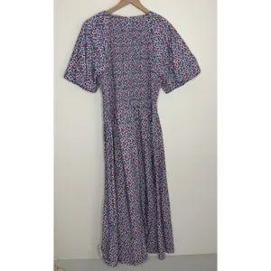 J. Crew Meadow Floral Smocked Midi Dress Cottagecore Prairie Modest Womens XL thumbnail 4