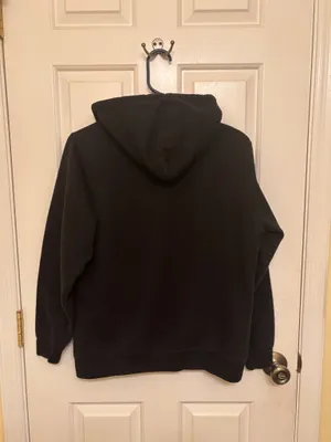 Cincinnati Bengals Woman’s NFL Black and Orange Stitched Logo Hoodie Sweatshirt thumbnail 3