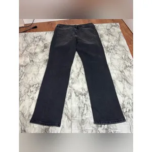 American Eagle Outfitters Black Denim Skinny Jeans high rise size 8 casual thumbnail 7