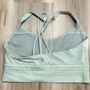 Lululemon Energy Bra Long Line Polar Ice Women’s 8 thumbnail 1
