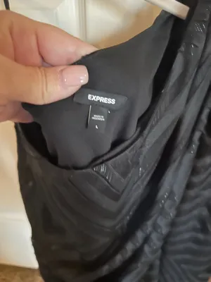 Express Top Black Crop thumbnail 4