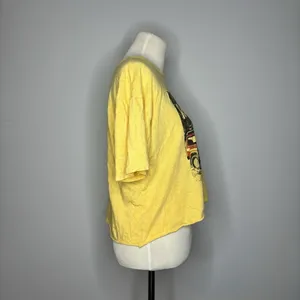 Caution To The Wind- Yellow "Road Trip" Graphic Tee thumbnail 3