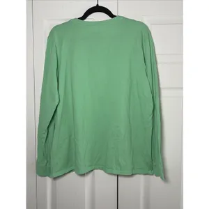 Life is Good Crusher Flamingo Womens Green Christmas Cotton Size XL Coastal thumbnail 5
