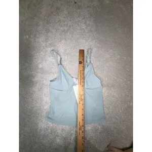 urban outfitters V-Neck Bustier Camisole Bra Top L NWT Blue Adjustable Straps thumbnail 4