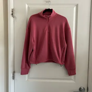 Varley Dusty Rose Half-Zip Turtleneck Pullover thumbnail 2
