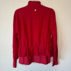 Sweaty Betty‎ Fast Lane Running Jacket In Vine Red Size Small 4-6 thumbnail 7