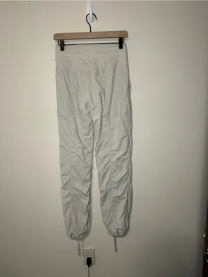Lululemon Dance Studio Mid-Rise Pant Full Length bone W5ENNR size 4 small flaw thumbnail 9