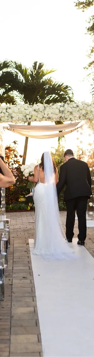 Custom Pearl Cathedral Veil White thumbnail 9