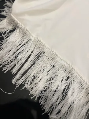 Pretty Little Thing White Fringe Dress thumbnail 5