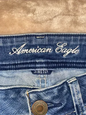 American Eagle Outfitters Blue Boot Cut Jeans thumbnail 3