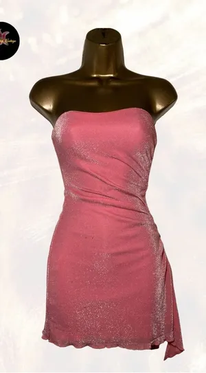 Princess Polly Donelli Mini Dress Pink thumbnail 1