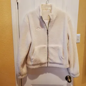 Klassy Network Teddy Jacket White Small thumbnail 4
