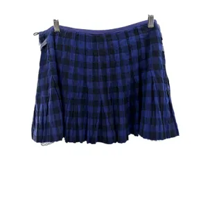 Vtg 1990s Free People Pleated Tartan Skirt 10 Grunge Whimsigoth Buckle Coquette thumbnail 6