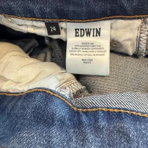 NWT Edwin brand jeans straight leg denim ankle pants‎ thumbnail 5