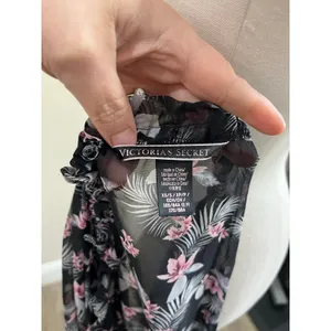 Victoria’s‎ Secret Floral Chiffon Duster Kimono Sheer Boho Cover Up XS/S thumbnail 7