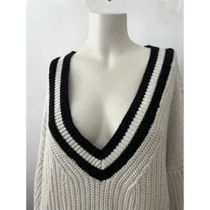 Abercrombie & Fitch Sweater Womens XL Varsity Preppy Tennis Academic Sleeve Spot thumbnail 5