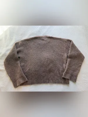 Eddie Bauer Cuddle Up Sweater NEW Medium Oatmeal Tan thumbnail 3