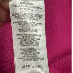 Boys Lie Sweatpants Small It's All Lies Darling Hot Pink Wide Leg Graphic Cherub thumbnail 9