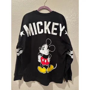 NWOT Disney Mickey Mouse Icon Black Longsleeve Crewneck M thumbnail 3