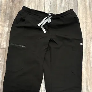 Figs Black Yola Cargo Pocket Scrub Pants Small thumbnail 5