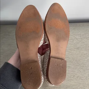 Madewell Spotted Cream and Brown Shoes Size 9.5 thumbnail 5