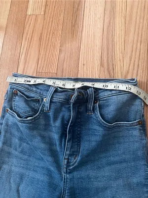 Madewell Cali Demi Boot Jeans 26 Medium Wash High Rise thumbnail 3