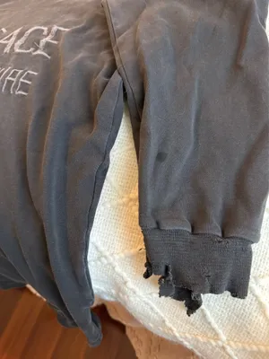 Versace Distressed Hoodie Sweatshirt thumbnail 8