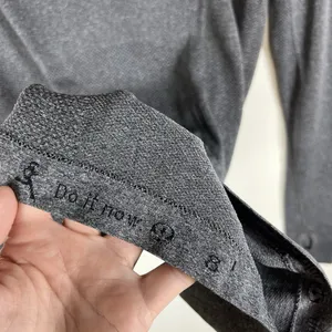 Lululemon Swiftly Tech Long Sleeve‎ Crew Sz 8 Gray Thumbholes Workout Yoga thumbnail 4