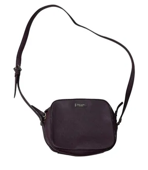 Kate Spade Newbury Lane Cammie Crossbody Purse Plumberry Saffiano Leather thumbnail 1