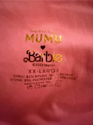 Show Me Your MuMu NWOT Barbie Party Wave Seaside Ruffle Bikini Set thumbnail 5