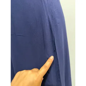 Old Navy Maxi Dress Size S Navy Blue Rayon Cami V-Neck Cross Back Summer Coastal thumbnail 10