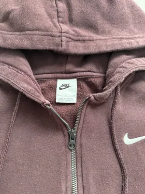 Nike Brown Zip-Up Hoodie thumbnail 4