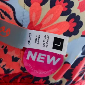 Maaji‎ Bikini Top Womens Large Red Reversible Smocked Floral Halter 3011MTS NWT thumbnail 6