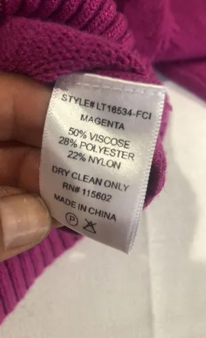 Lush Turtleneck Sweater Sz M. thumbnail 8