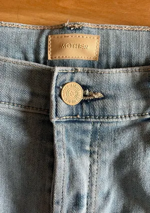 Awesome Mother Denim The Tripper Ankle Fray Jeans in Island Time - Sz 32 thumbnail 4
